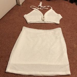 Beautiful Shein🥳White Skirt Outfit🥳🥳🥳